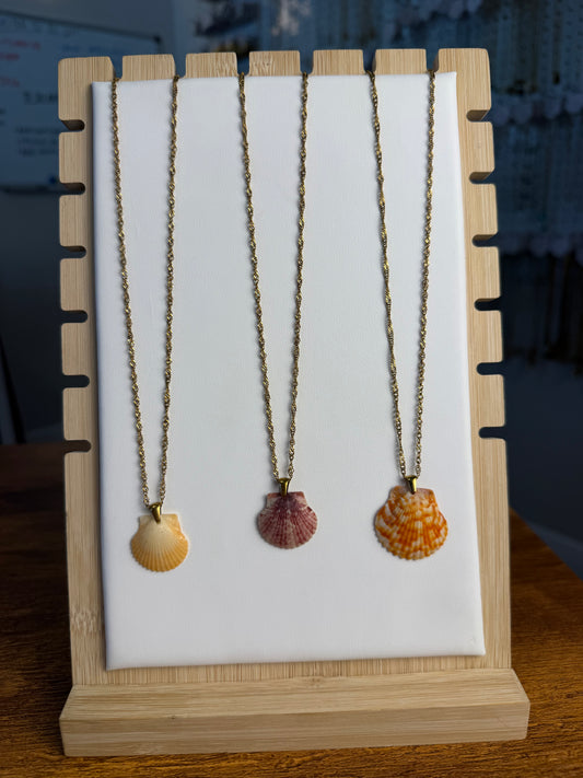 Seashell Necklace on Malibu Chain