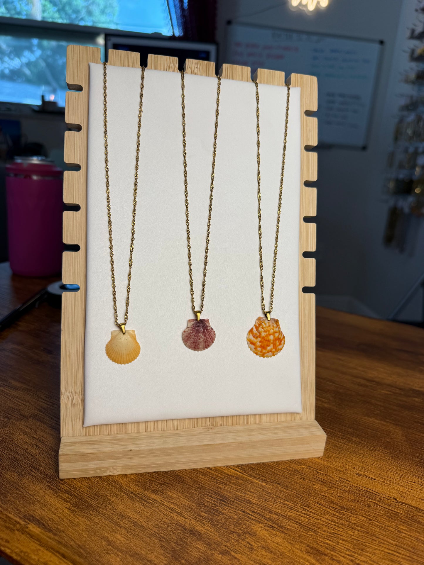 Seashell Necklace on Malibu Chain