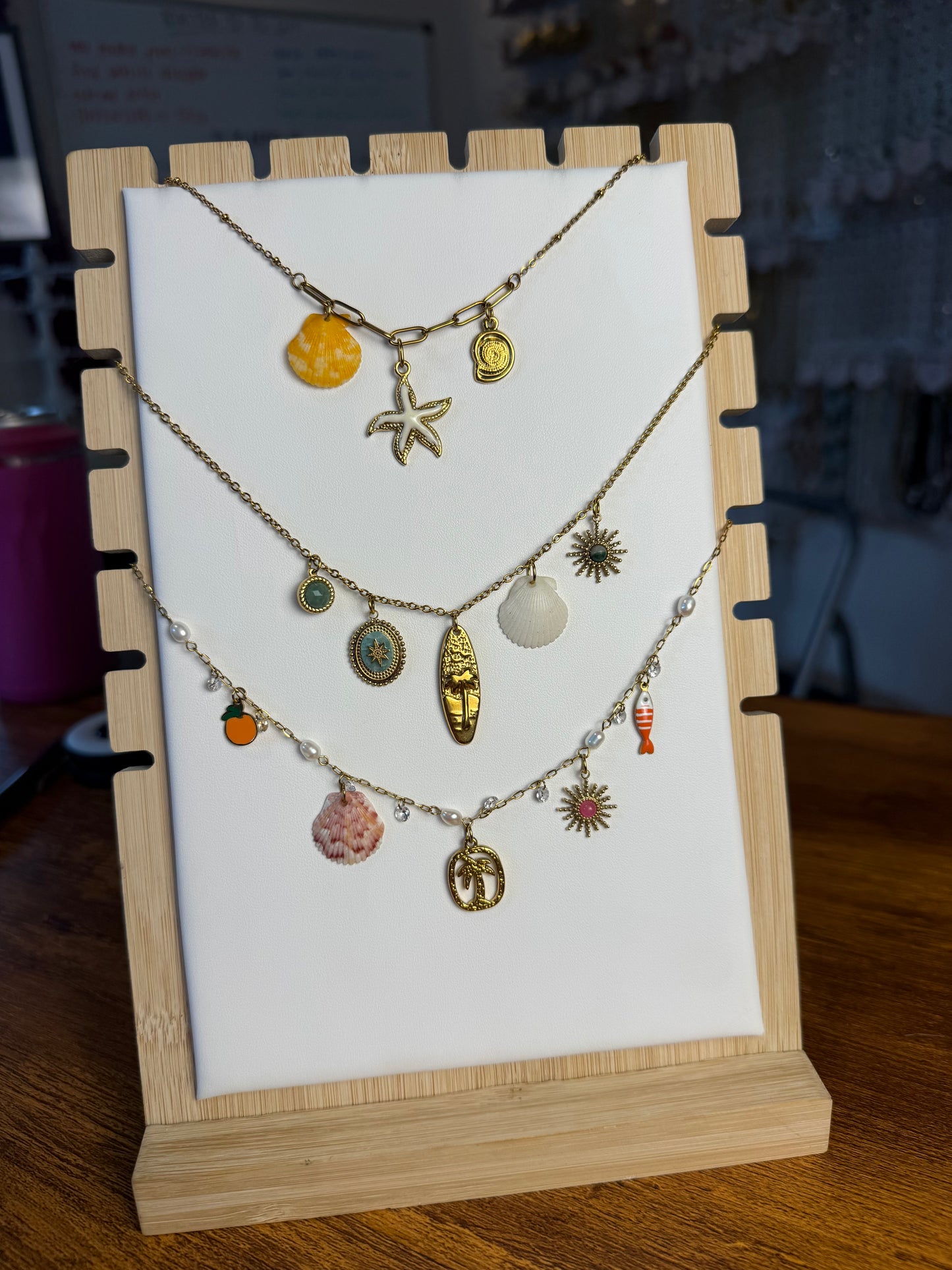 Various Charm Necklaces