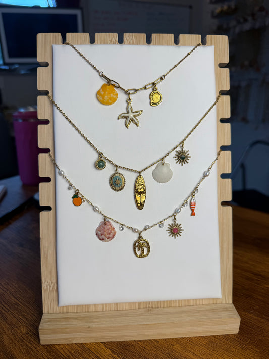 Various Charm Necklaces