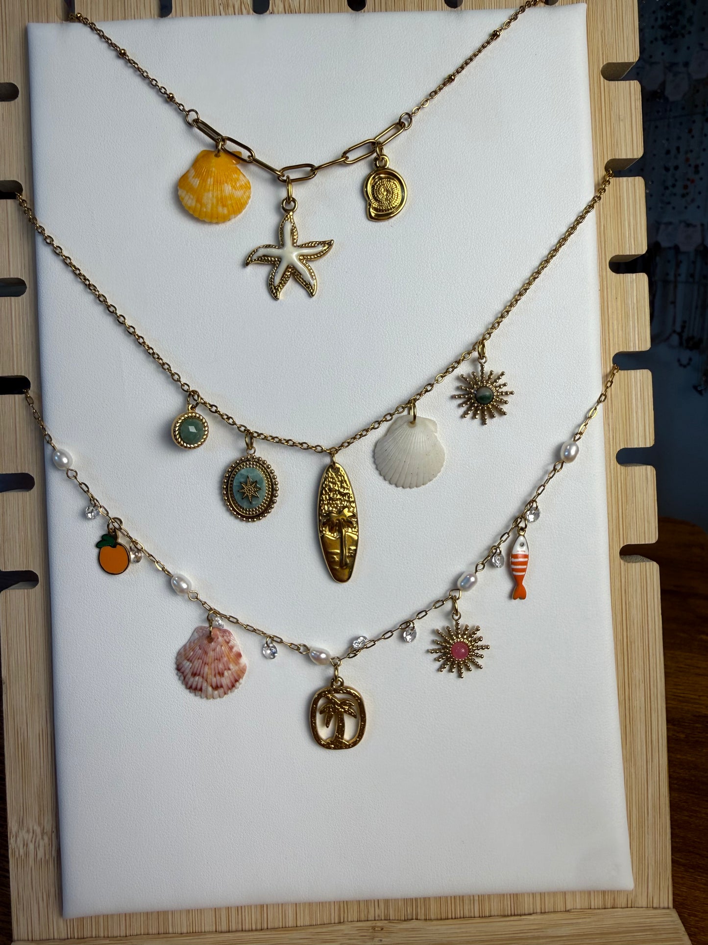 Various Charm Necklaces