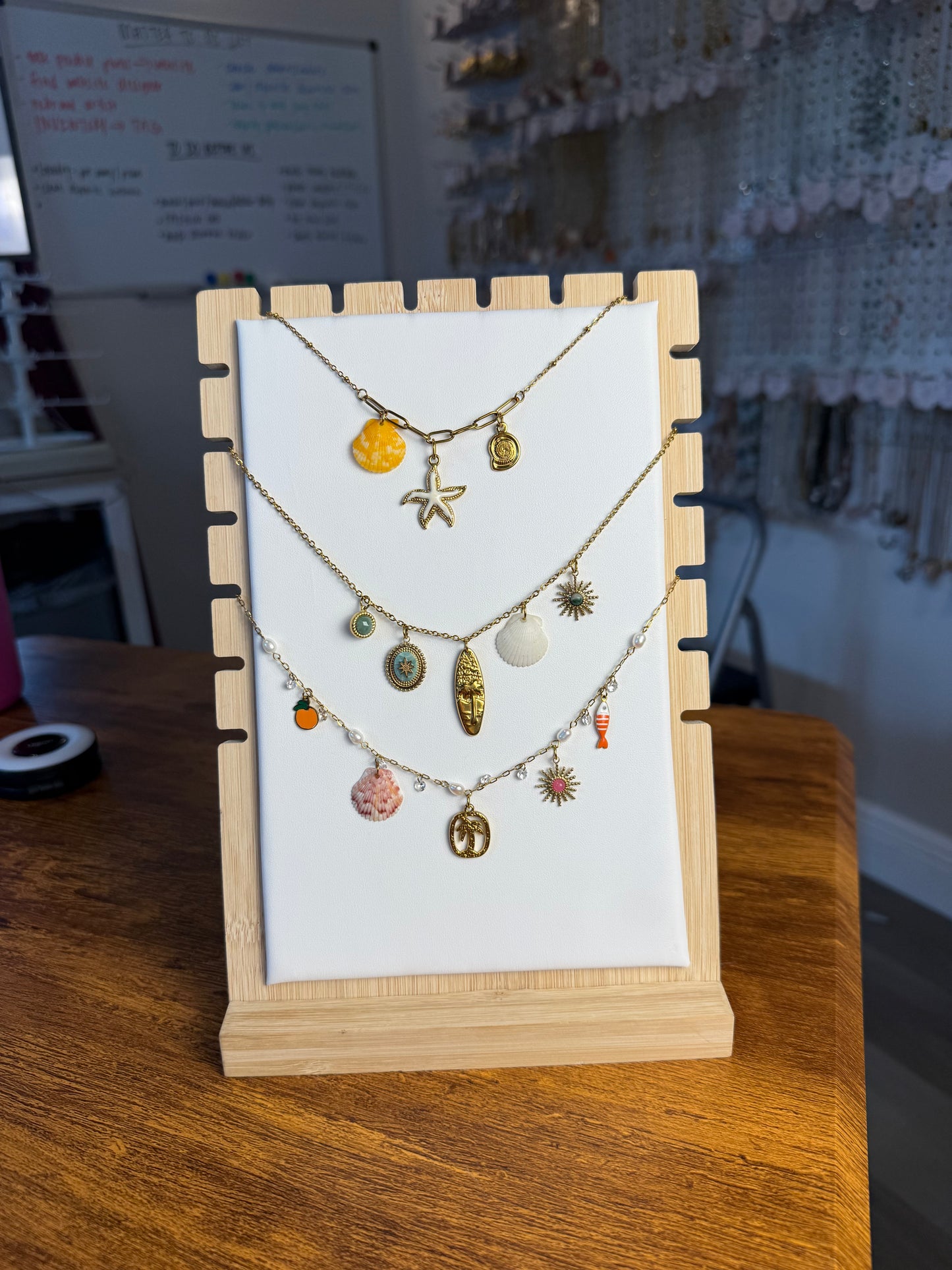 Various Charm Necklaces