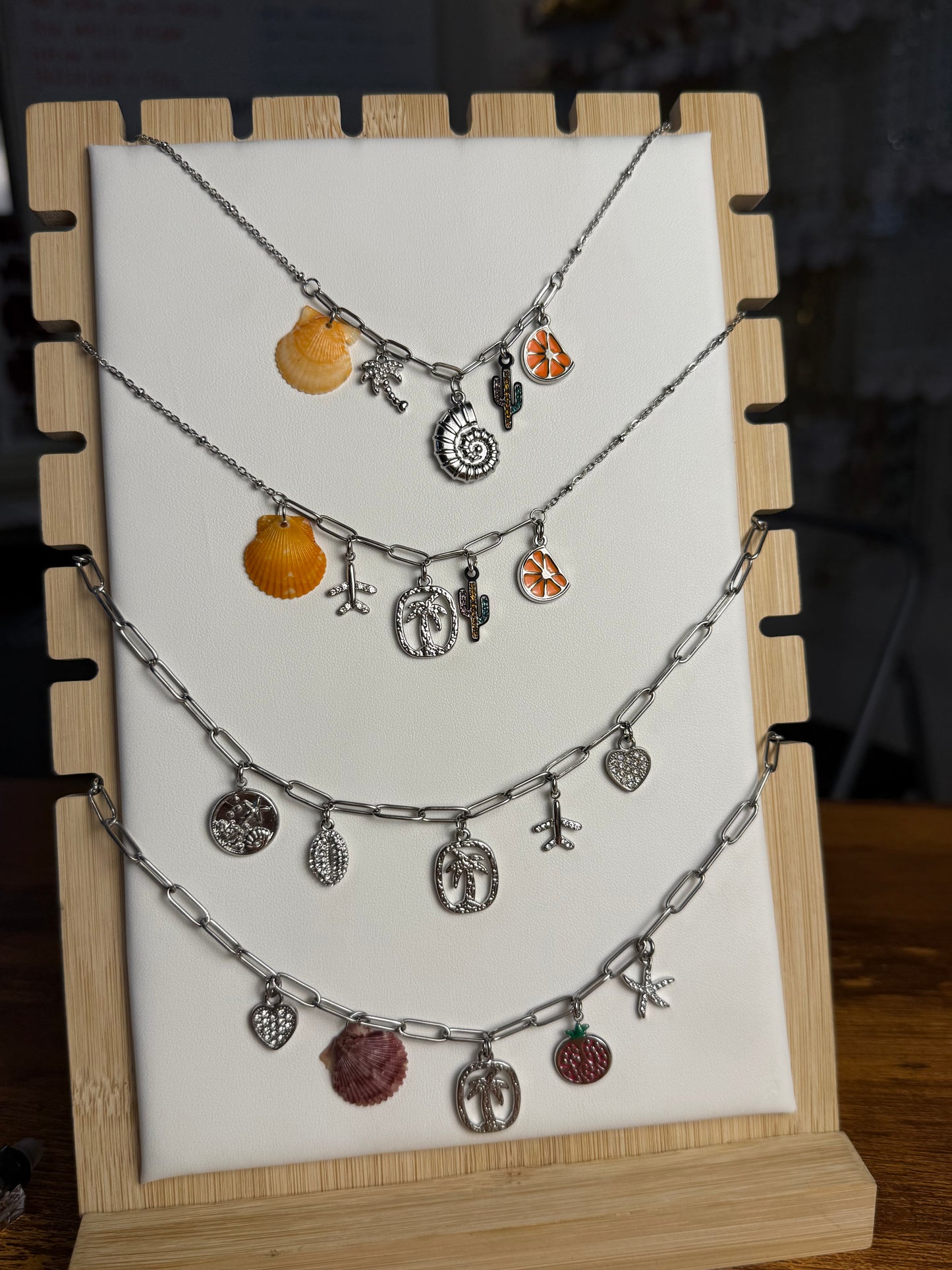 Various Charm Necklaces - Silver Edition