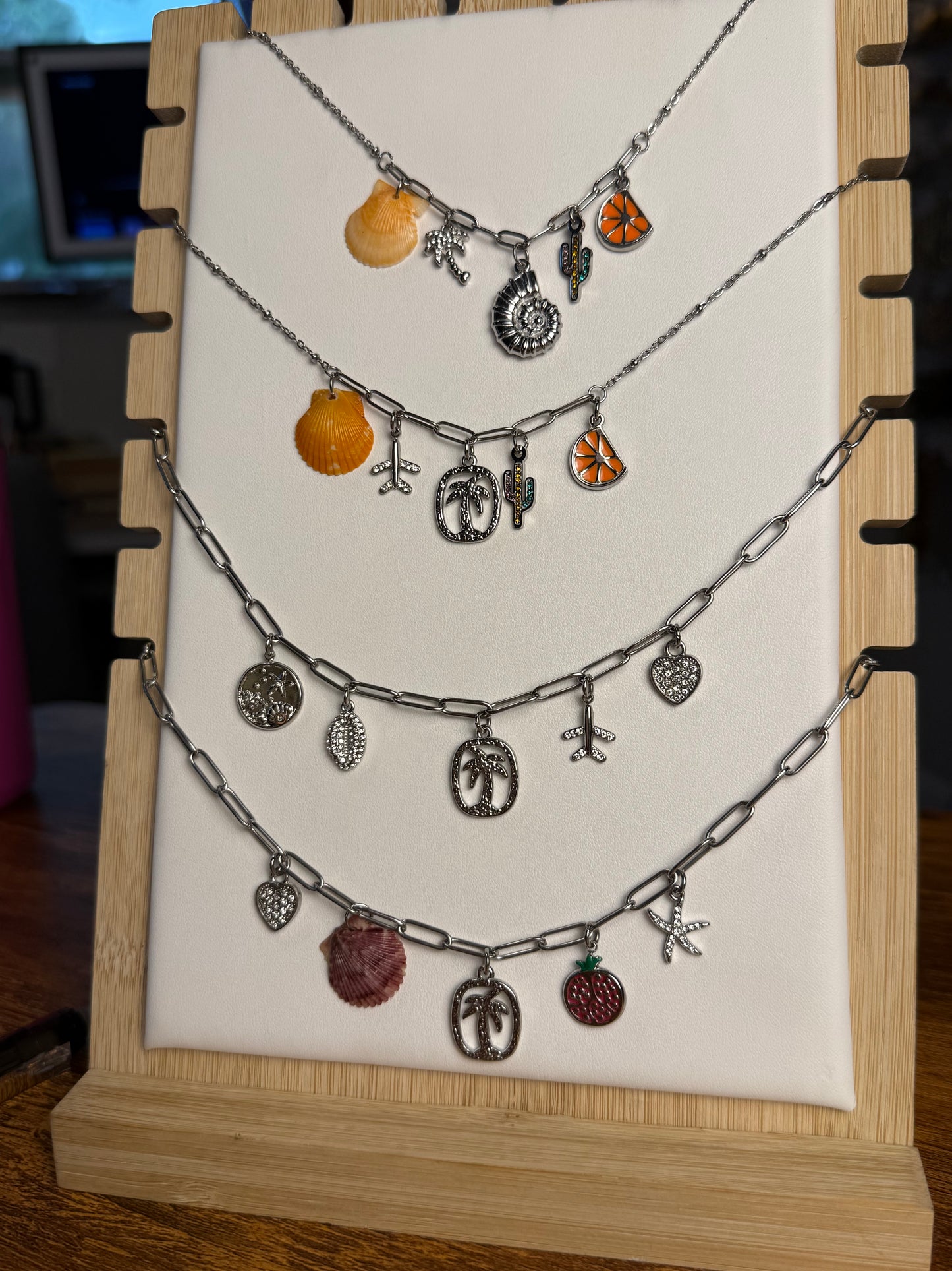 Various Charm Necklaces - Silver Edition