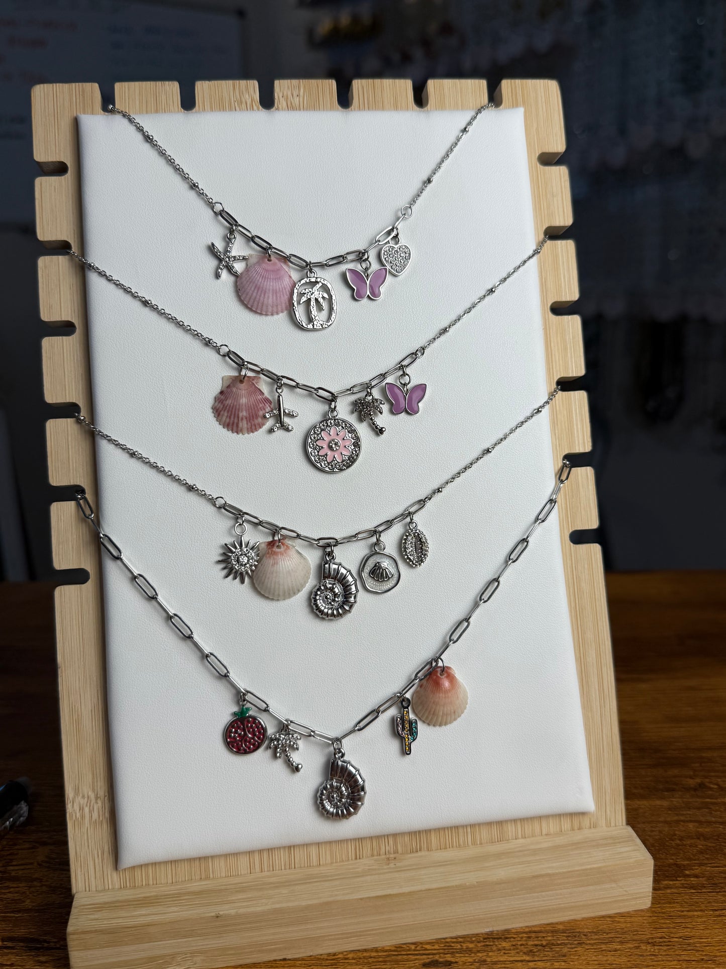 Various Charm Necklaces - Silver Edition