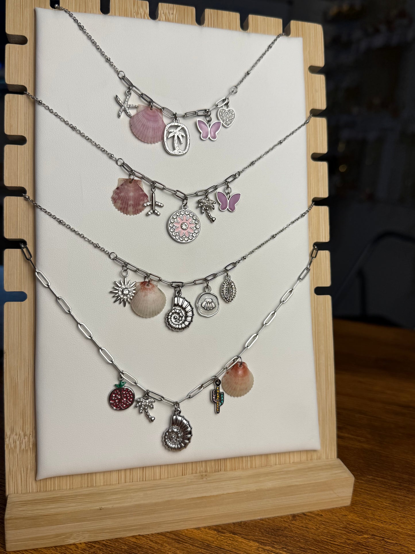Various Charm Necklaces - Silver Edition