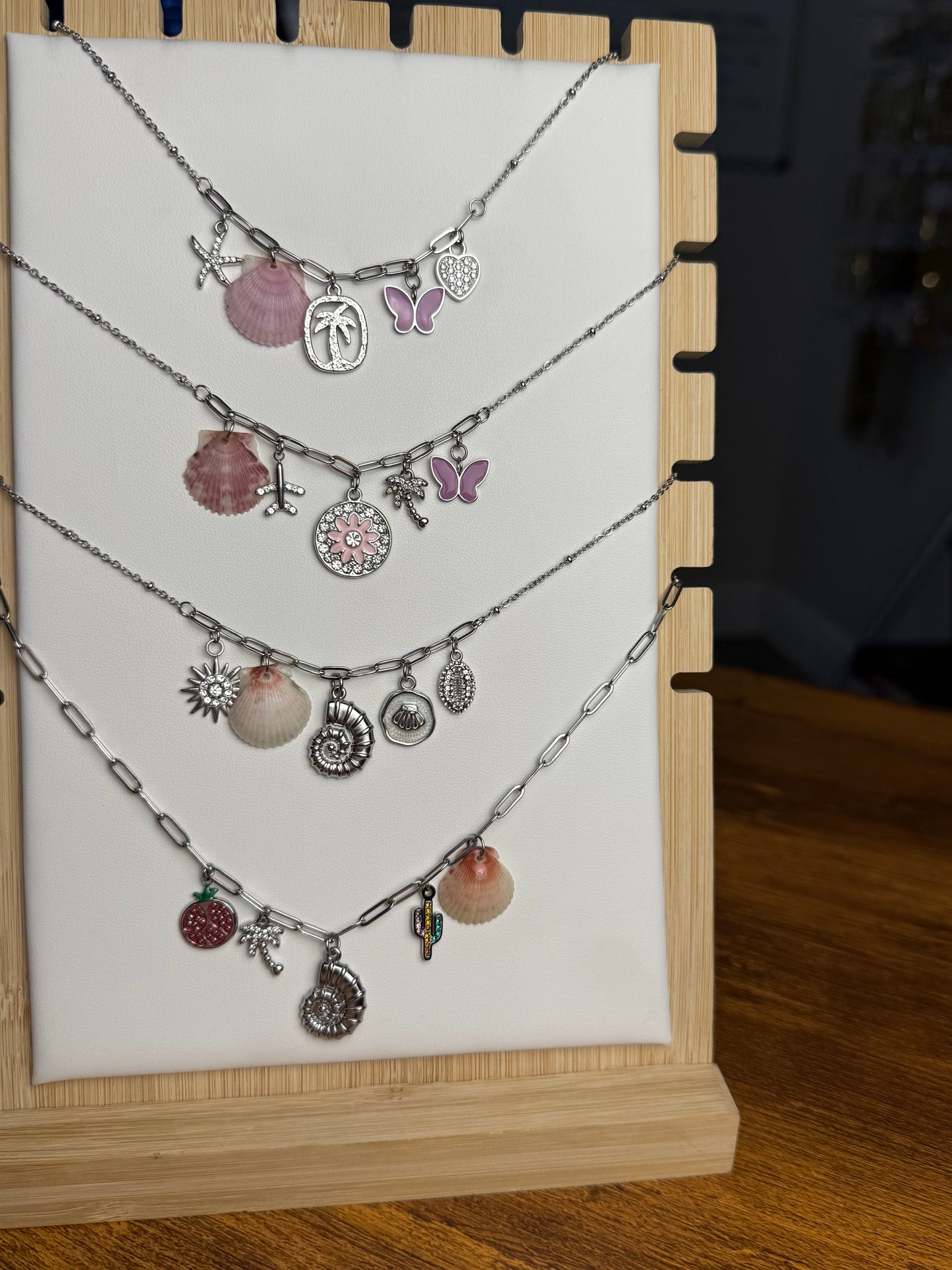 Various Charm Necklaces - Silver Edition