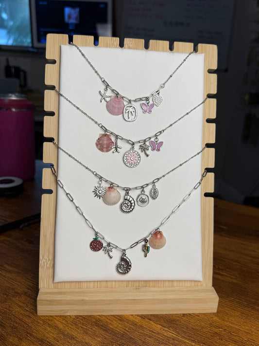 Various Charm Necklaces - Silver Edition