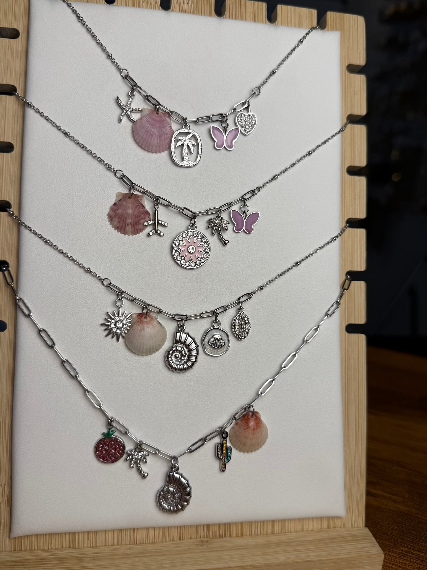 Various Charm Necklaces - Silver Edition