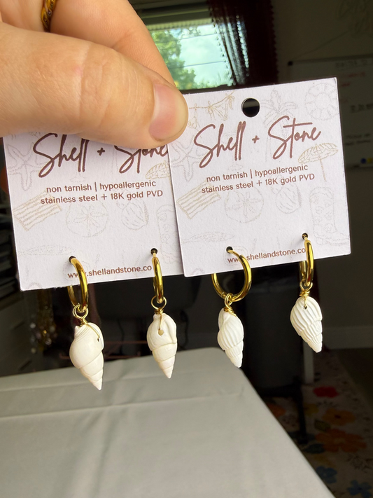 Mini Seashell Earrings