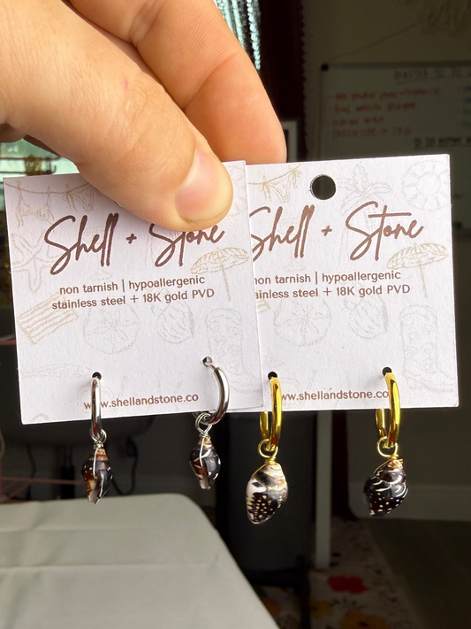 Mini Seashell Earrings
