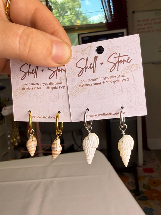 Mini Seashell Earrings