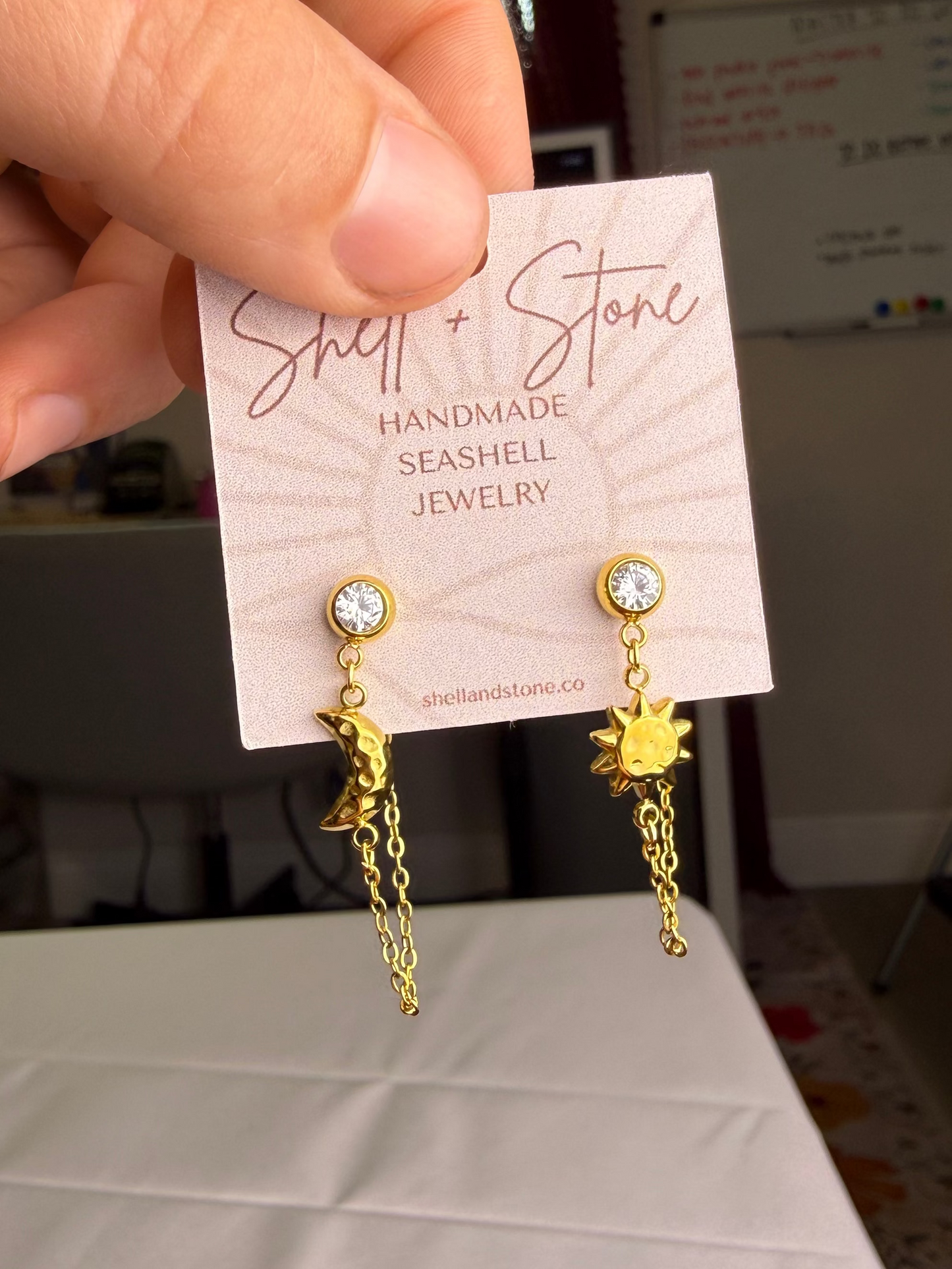 Sun + Moon Earrings