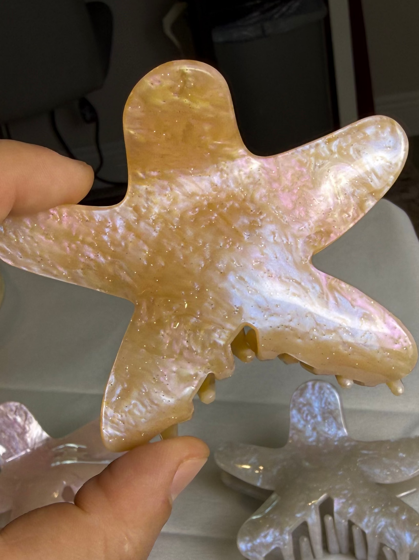 Large Starfish Hair Clips