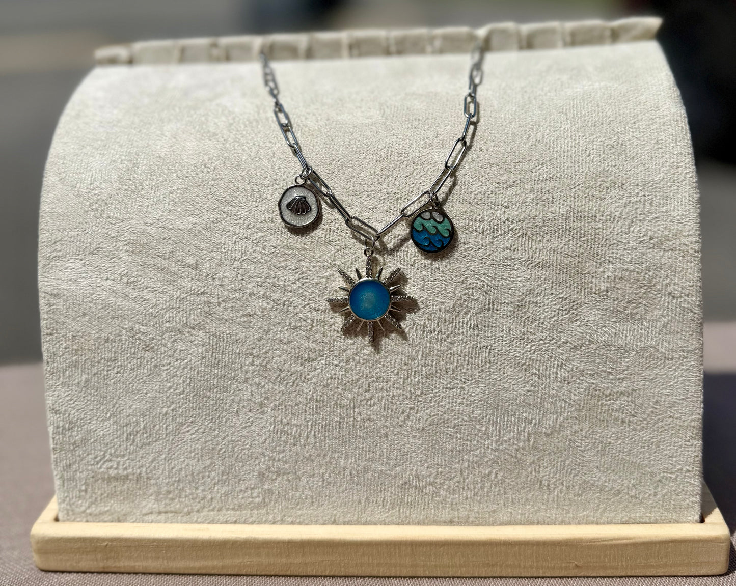 The Charmed Necklace- Blue Sol Edition