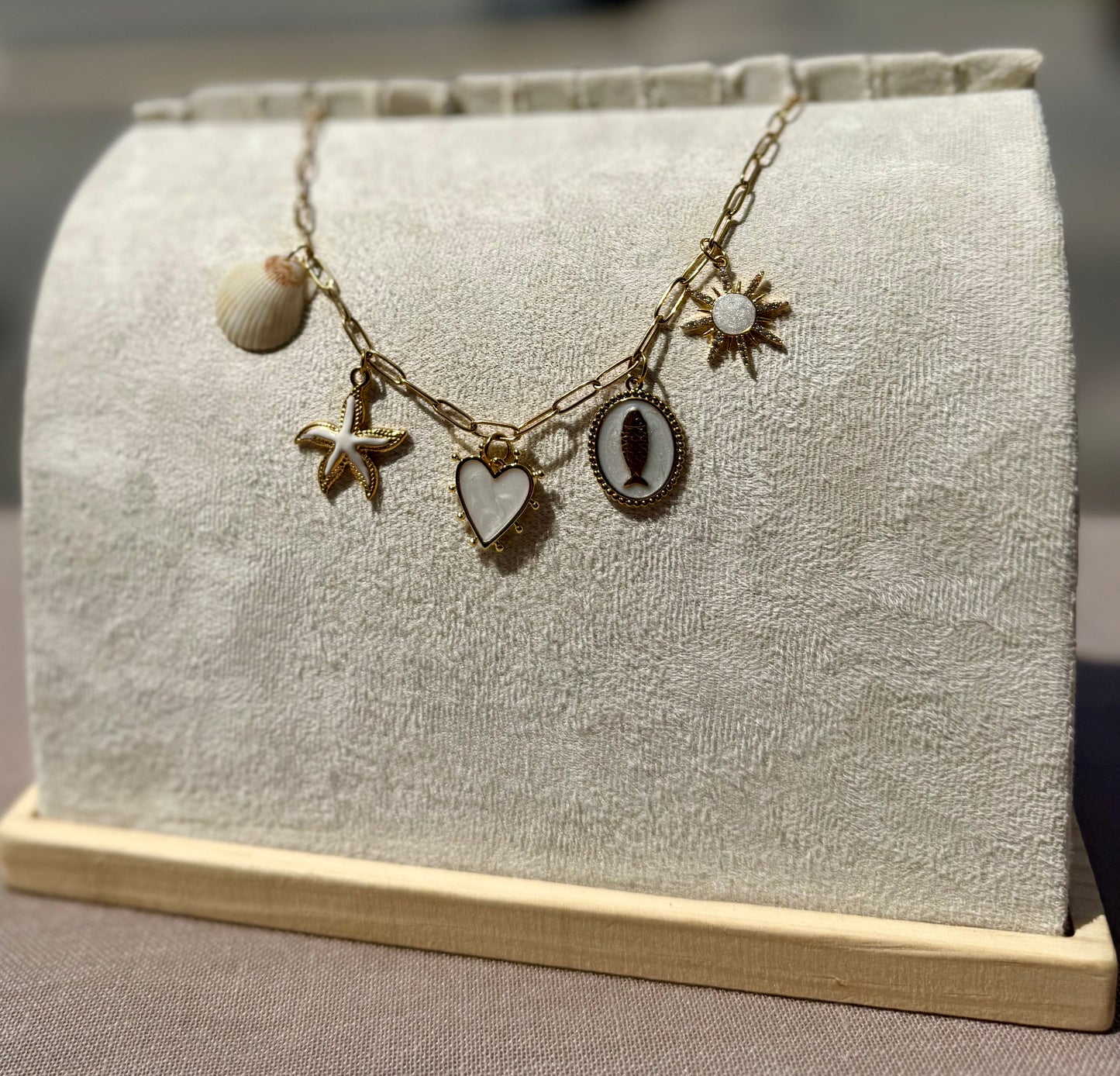 The Charmed Necklace- Coastal Keepsake Edition