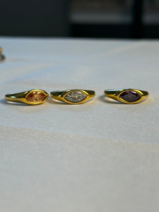 East West Ring - Various Colors