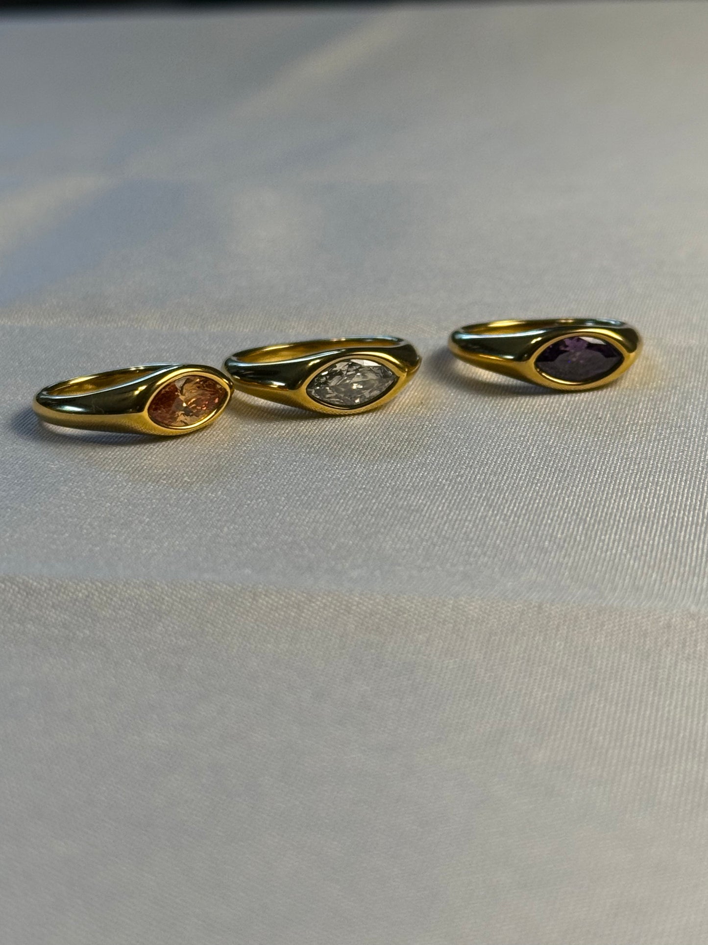 East West Ring - Various Colors