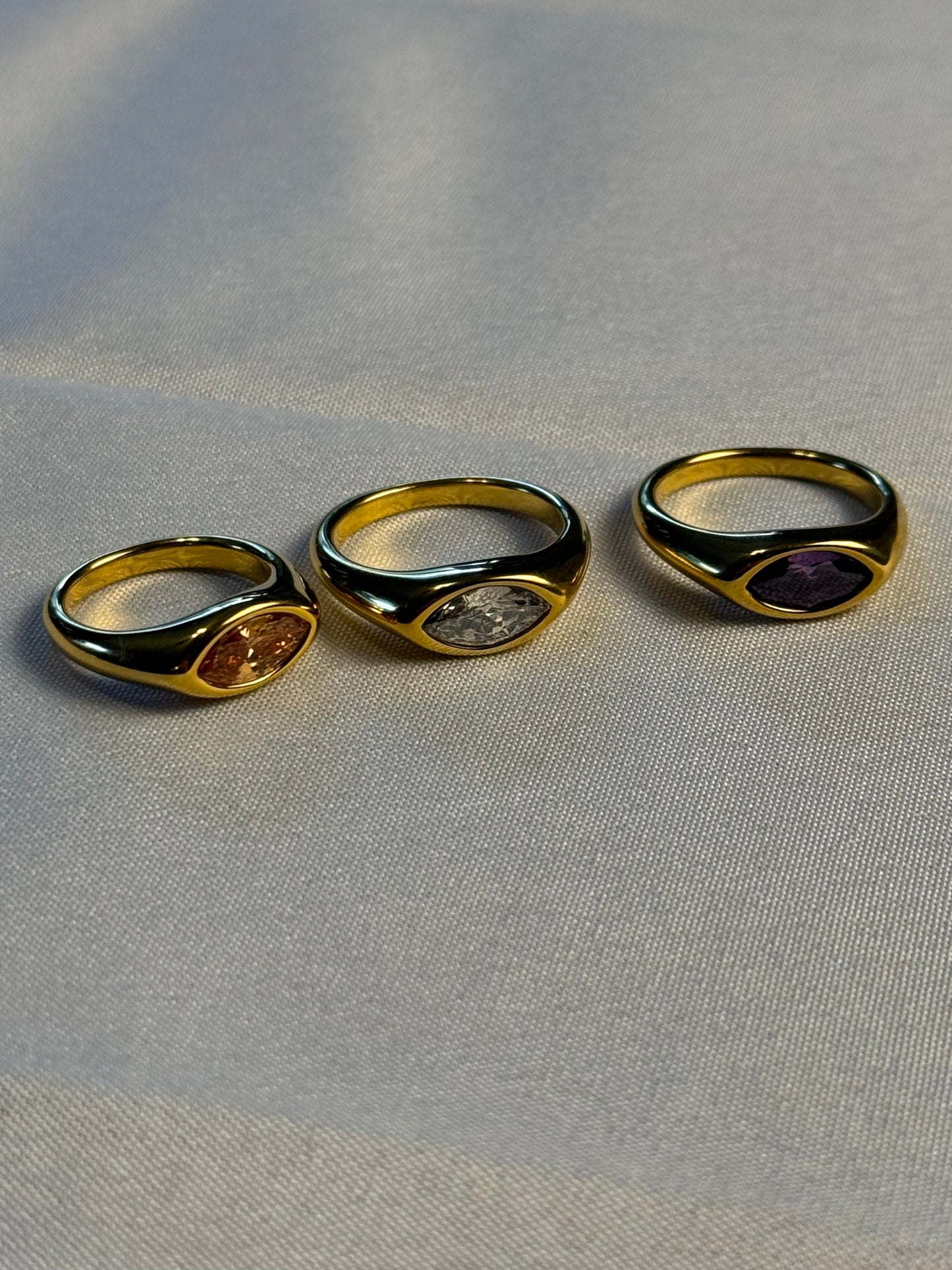 East West Ring - Various Colors