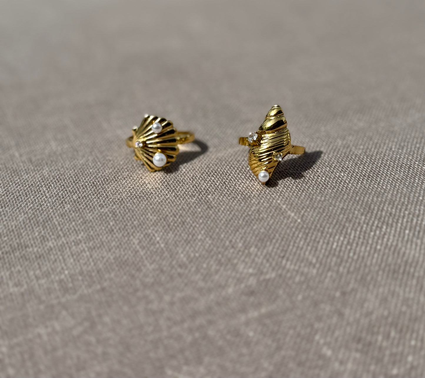 Elevated Scallop Ring