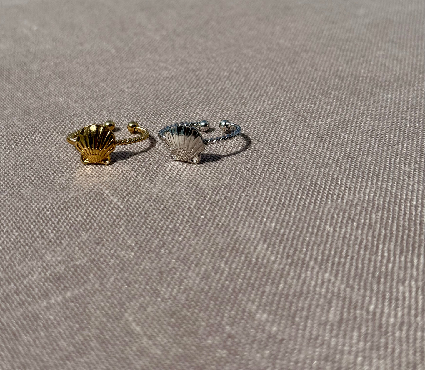 Seashell Twist Ring
