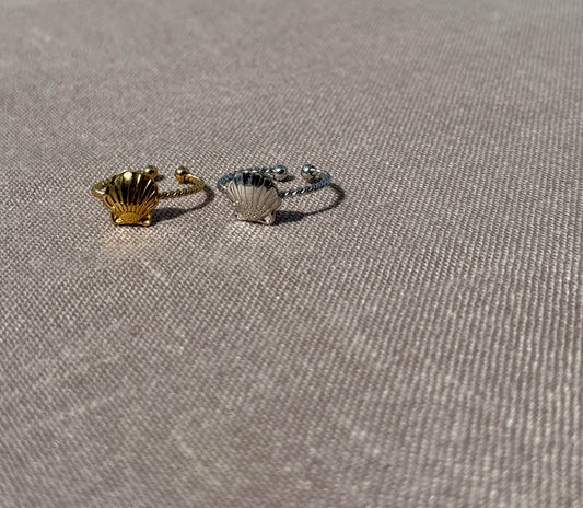 Seashell Twist Ring