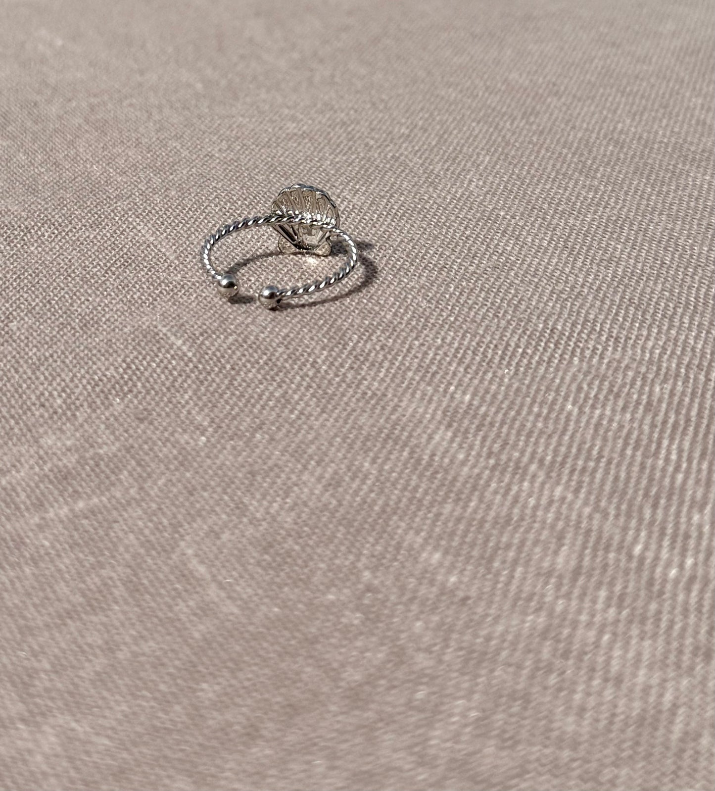 Seashell Twist Ring