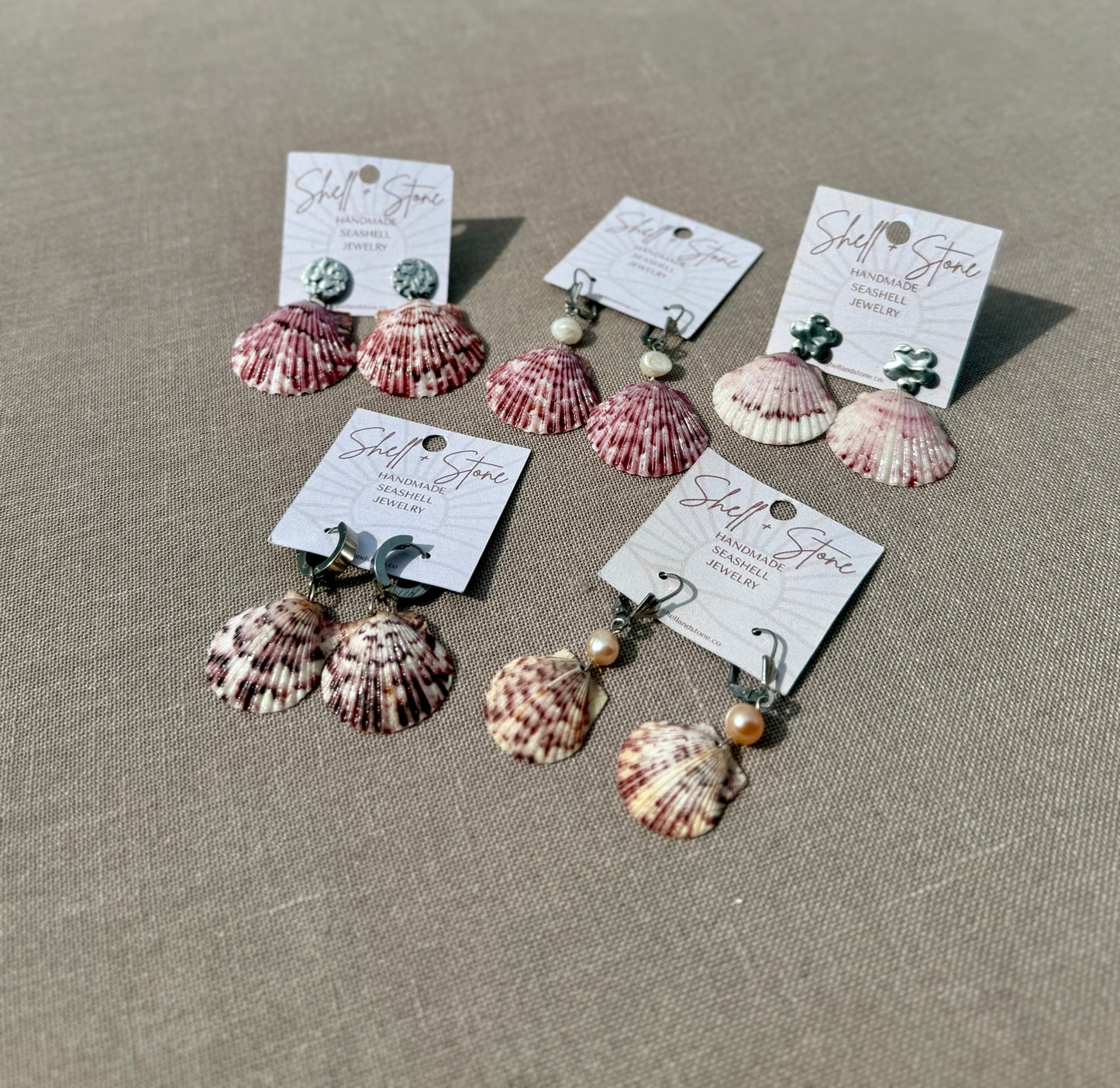 Stormshell Stud Earrings