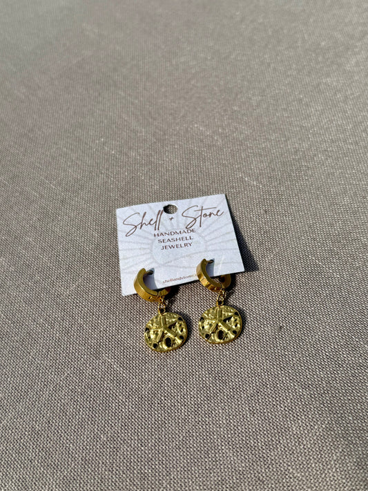 Sand Dollar Hoops