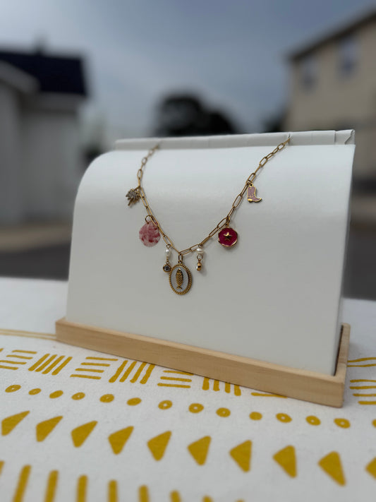 The Charmed Necklace — Scarlet Cowgirl Edition