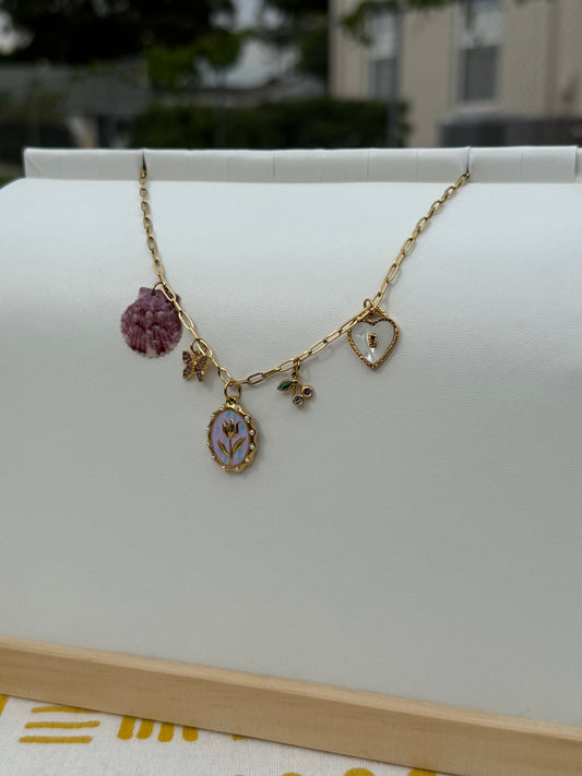 The Charmed Necklace —  Lavender Bloom Edition