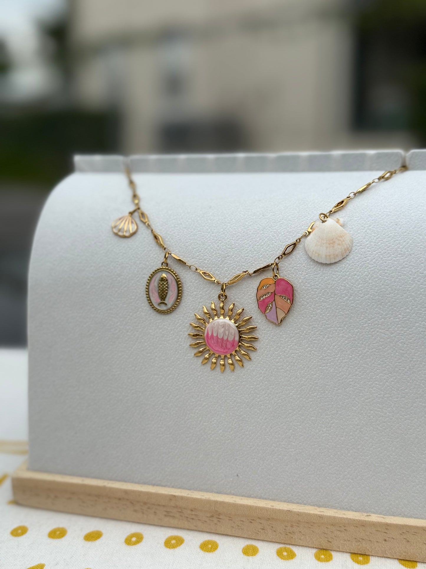 The Charmed Necklace —  Magenta Skies Edition