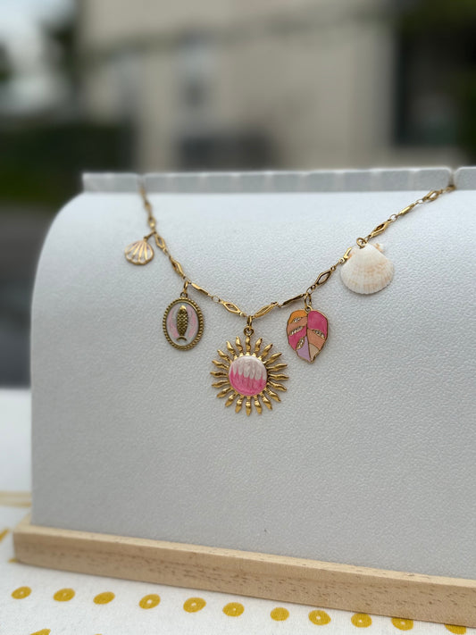 The Charmed Necklace —  Magenta Skies Edition