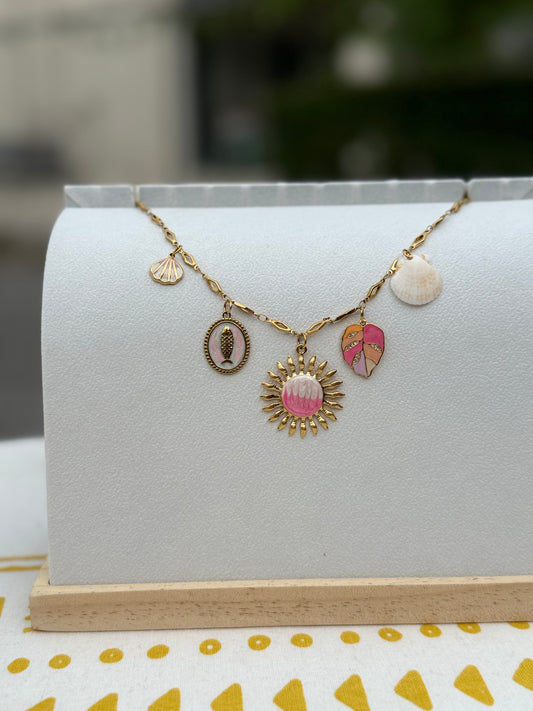 The Charmed Necklace —  Magenta Skies Edition