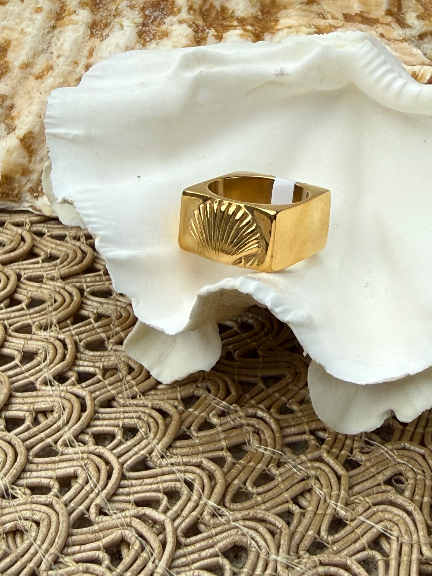 Golden Shoreline Ring