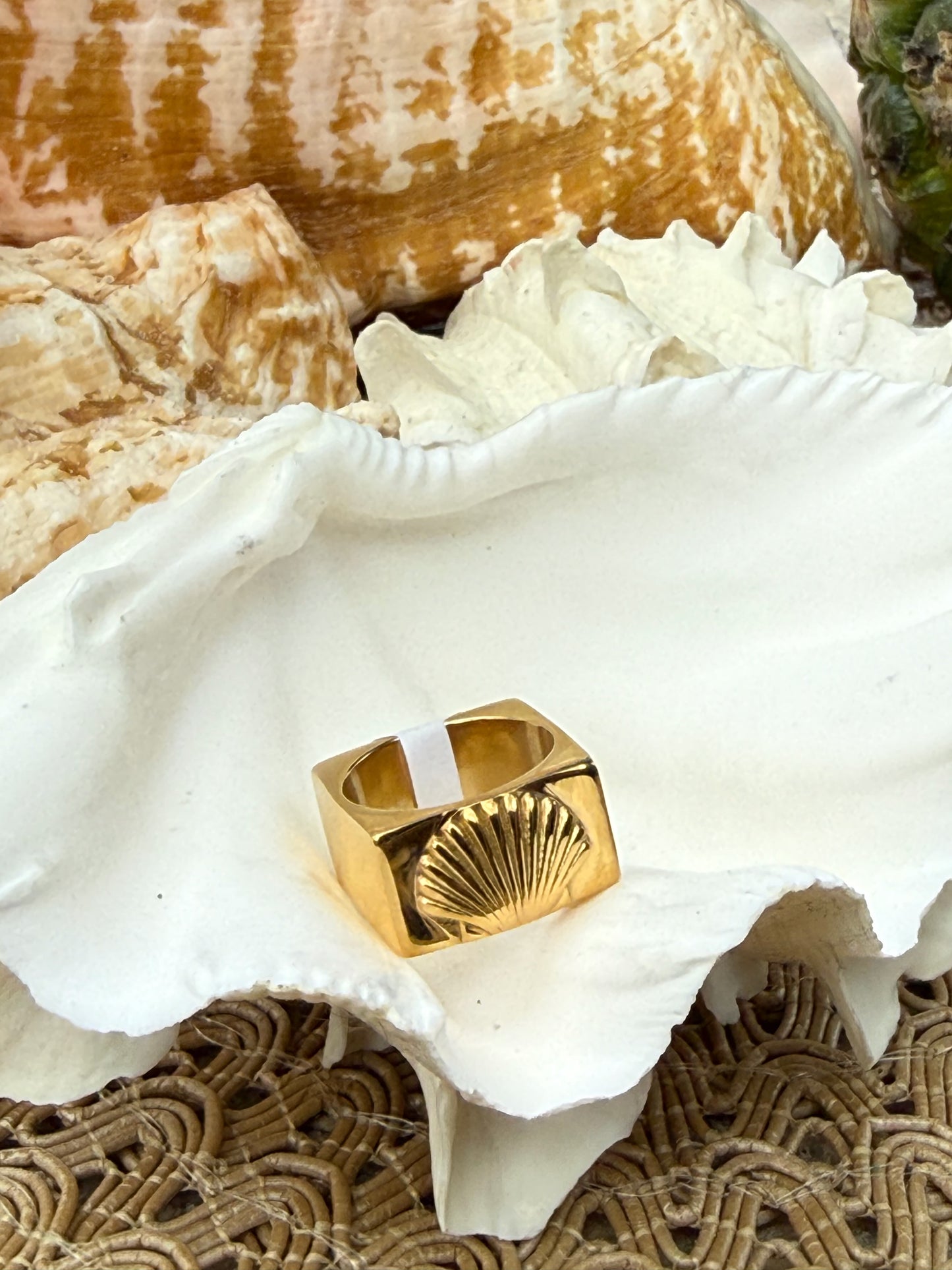 Golden Shoreline Ring