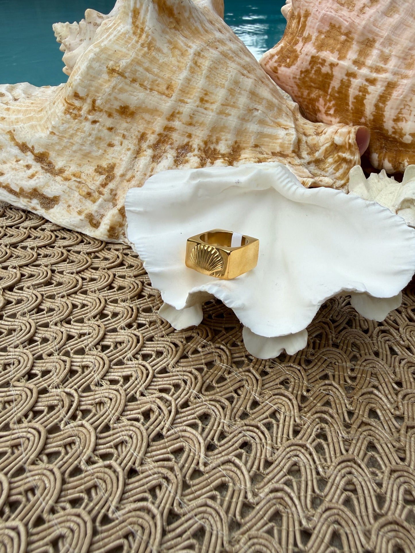 Golden Shoreline Ring