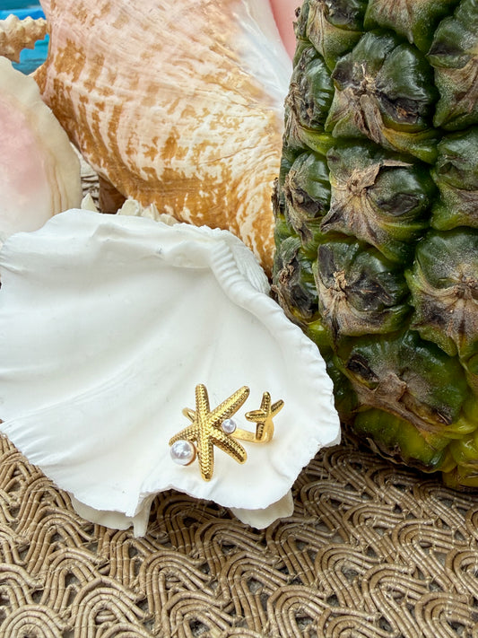 Elevated Starfish Muse Ring