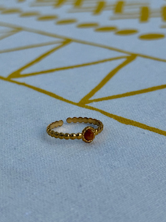 Dainty Tigers Eye Ring