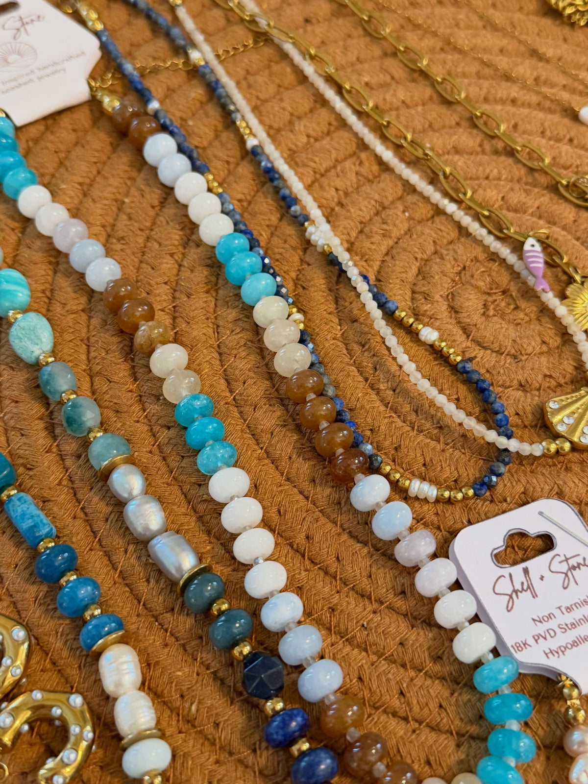 Desert Shores Beaded Necklace
